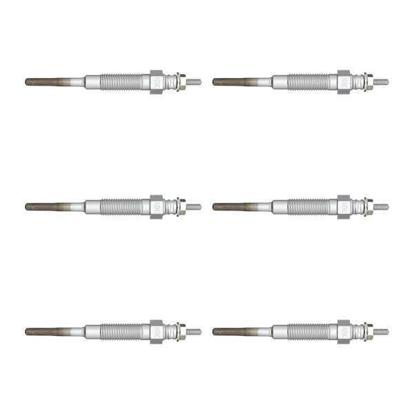 6 Glühkerzen Metall-Glühkerze 16 V NGK Aftermarket-Expertise für u.a. TOYOTA