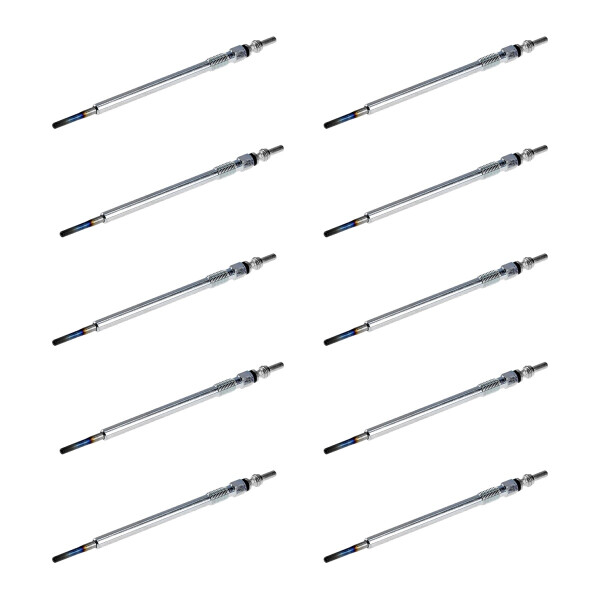 10 Glühkerzen Metall-Glühkerze 4,4 V NGK D-Power für u.a. MERCEDES-BENZ E-KLASSE