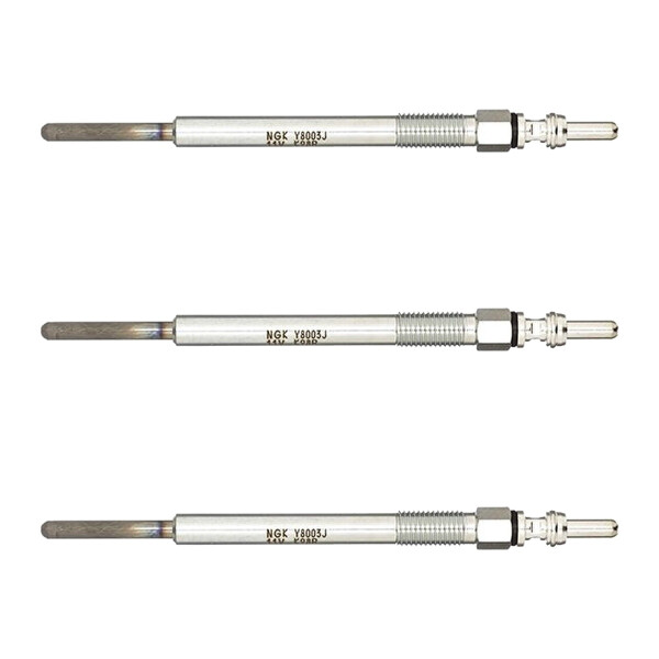 3 Glow Plugs Metal Glow Plugs 11 V NGK D-Power for FIAT GRANDE and others