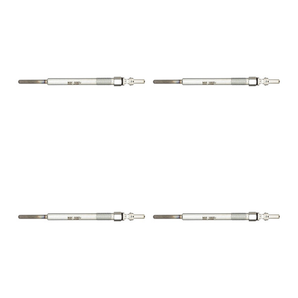 4 Glühkerzen Metall-Glühkerze 11 V NGK D-Power für u.a. FIAT GRANDE