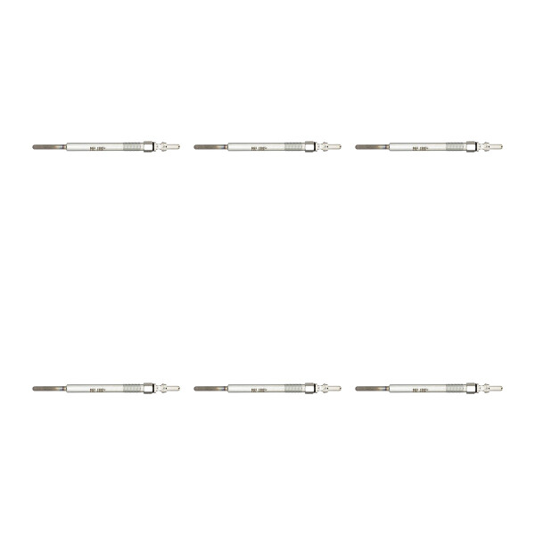 6 Glühkerzen Metall-Glühkerze 11 V NGK D-Power für u.a. FIAT GRANDE