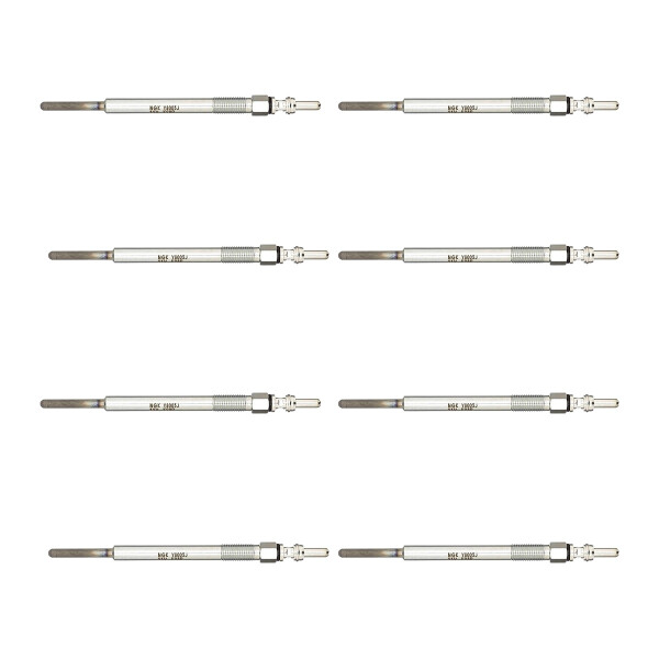 8 Glühkerzen Metall-Glühkerze 11 V NGK D-Power für u.a. FIAT GRANDE