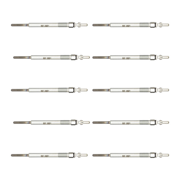 10 Glow Plugs Metal Glow Plugs 11 V NGK D-Power for FIAT GRANDE and others