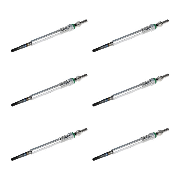 6 Glow Plugs Metal Glow Plugs 5 V NGK D-Power for e.g. PEUGEOT PARTNER