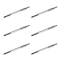 6 Glow Plugs Metal Glow Plugs 5 V NGK D-Power for e.g....