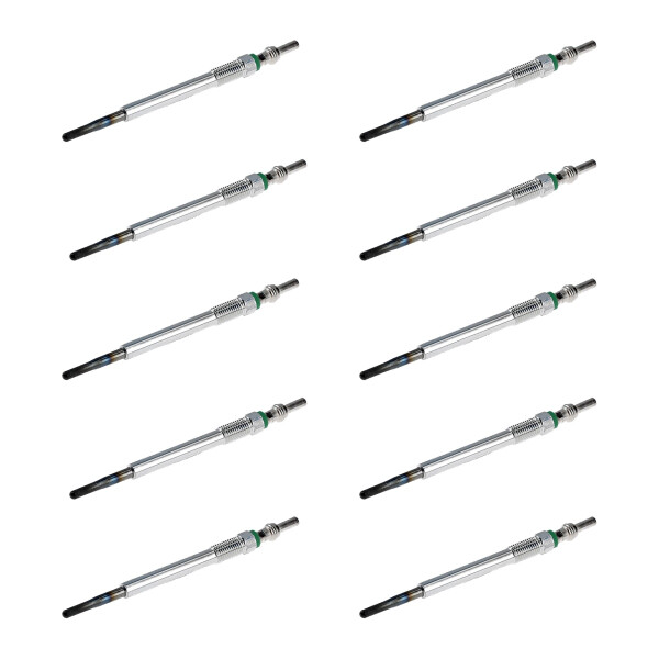 10 Glow Plugs Metal Glow Plugs 5 V NGK D-Power for e.g. PEUGEOT PARTNER