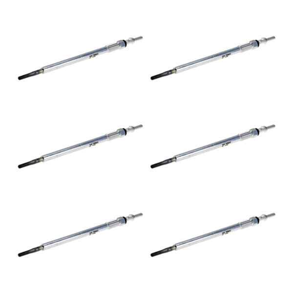 6 Glühkerzen Metall-Glühkerze 5 V NGK Aftermarket-Expertise für u.a. CITROËN C3