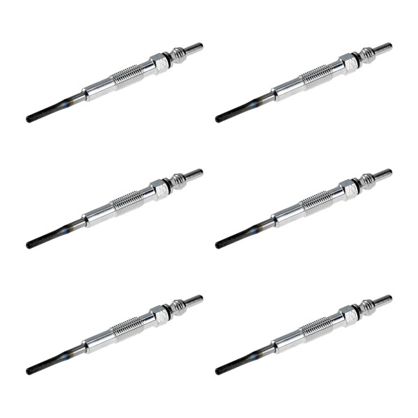 6 Glow Plugs Metal Glow Plugs 4.4 V NGK IAM expertise for e.g. OPEL ANTARA