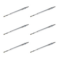 6 Glow Plugs Metal Glow Plugs 11 V NGK D-Power for e.g....