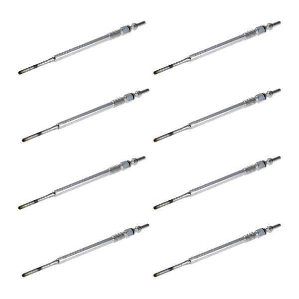 8 Glow Plugs Metal Glow Plugs 11 V NGK D-Power for e.g. IVECO DAILY
