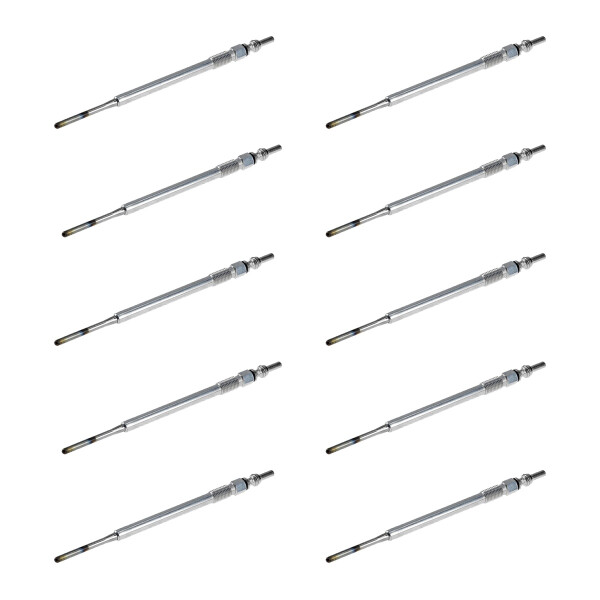 10 Glow Plugs Metal Glow Plugs 11 V NGK D-Power for e.g. IVECO DAILY