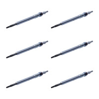 6 Glow Plugs re-glowable 5 V NGK for MERCEDES-BENZ...