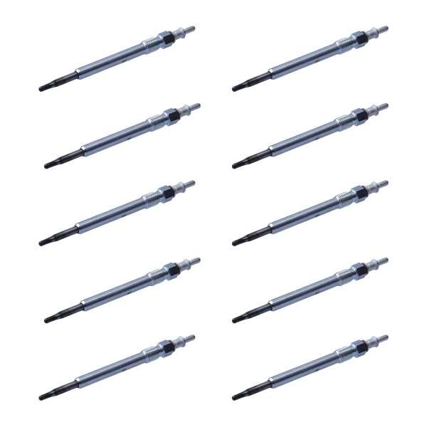 10 Glow Plugs re-glowable 5 V NGK for MERCEDES-BENZ C-CLASS and others