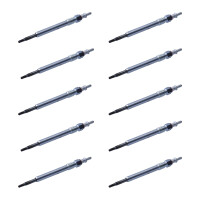 10 Glow Plugs re-glowable 5 V NGK for MERCEDES-BENZ...