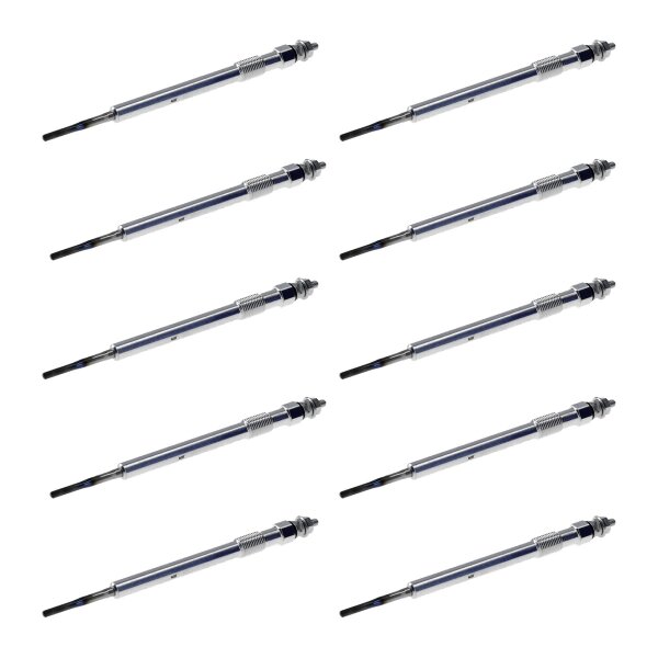 10 Glühkerzen Metall-Glühkerze 4,4 V NGK D-Power für u.a. FORD RANGER