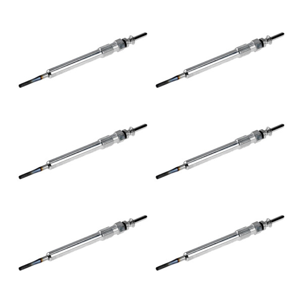 6 Glow Plugs Metal Glow Plugs 4.4 V NGK D-Power for e.g. MINI COUNTRYMAN