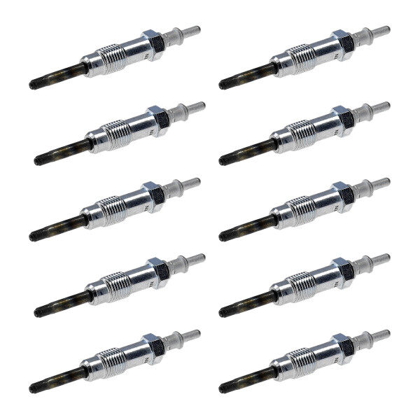 10 Glow Plugs Metal Glow Plugs 23 V NGK suitable for MERCEDES-BENZ G-CLASS