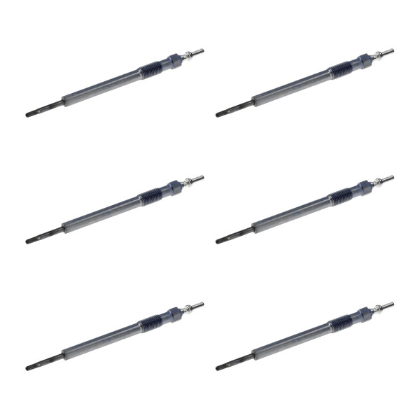 6 Glow Plugs Metal Glow Plugs 5 V NGK Aftermarket Expertise for e.g. OPEL ASTRA