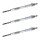 3 Glow Plugs Metal Glow Plugs 11 V NGK Aftermarket Expertise for e.g. MAZDA 6