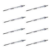 8 Glow Plugs Metal Glow Plugs 11 V NGK Aftermarket...