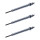 3 Glow Plugs Metal Glow Plugs 4,7 V NGK suitable for CHEVROLET SILVERADO