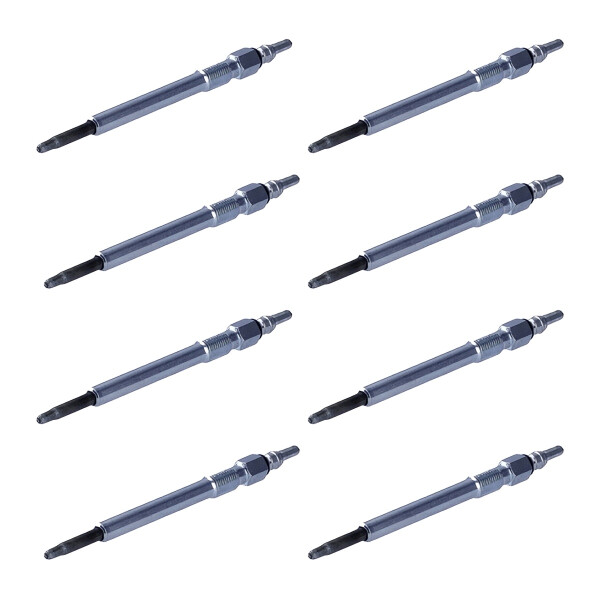 8 Glow Plugs re-glowable 11.5 V NGK aftermarket expertise for e.g. VW LT