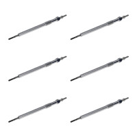 6 Glow Plugs Metal Glow Plugs 4.4 V NGK suitable for e.g....