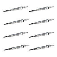 8 Glow Plugs 5 V cold start aid NGK aftermarket expertise...