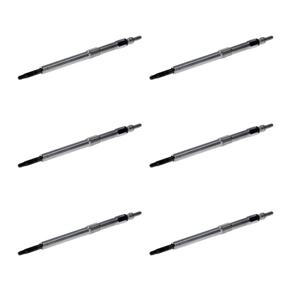 6 Glow Plugs re-glowable 11 V NGK aftermarket expertise for e.g. VW LT