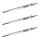 3 Glow Plugs Metal Glow Plugs 4.4 V NGK IAM expertise for e.g. OPEL ASTRA