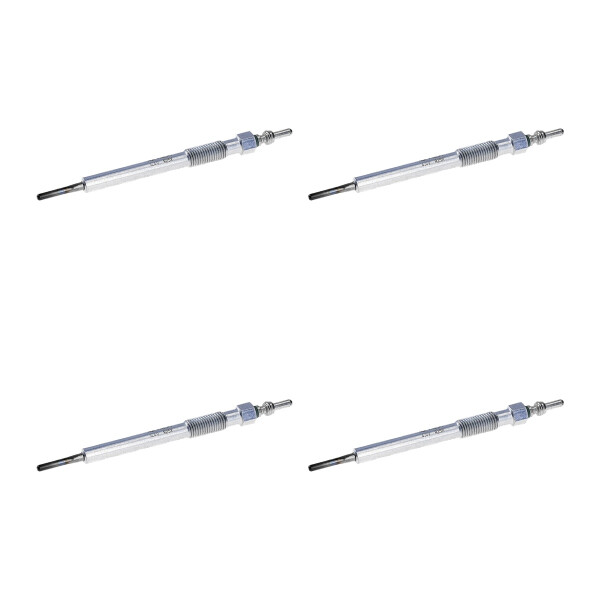 4 Glow Plugs Metal Glow Plugs 4.4 V NGK IAM expertise for e.g. OPEL ASTRA
