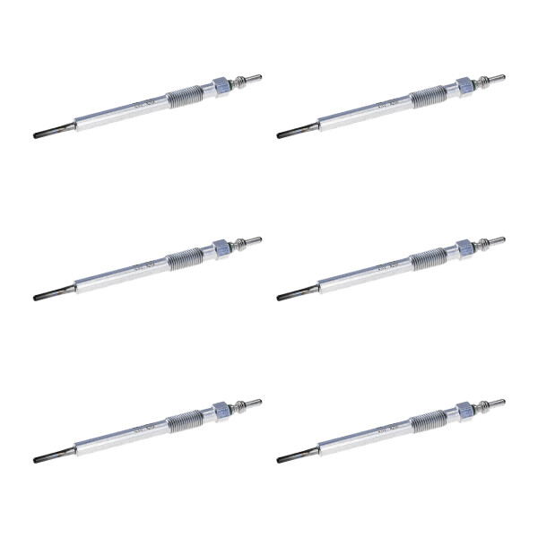 6 Glow Plugs Metal Glow Plugs 4.4 V NGK IAM expertise for e.g. OPEL ASTRA
