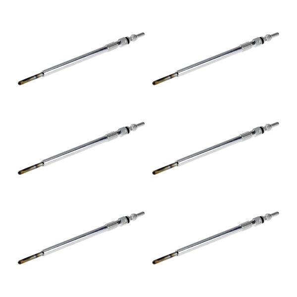 6 Glow Plugs Metal Glow Plugs 11,5 V NGK suitable for e.g. MITSUBISHI COLT