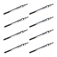 8 Glow Plugs Metal Glow Plugs 11 V NGK for e.g. LAND...