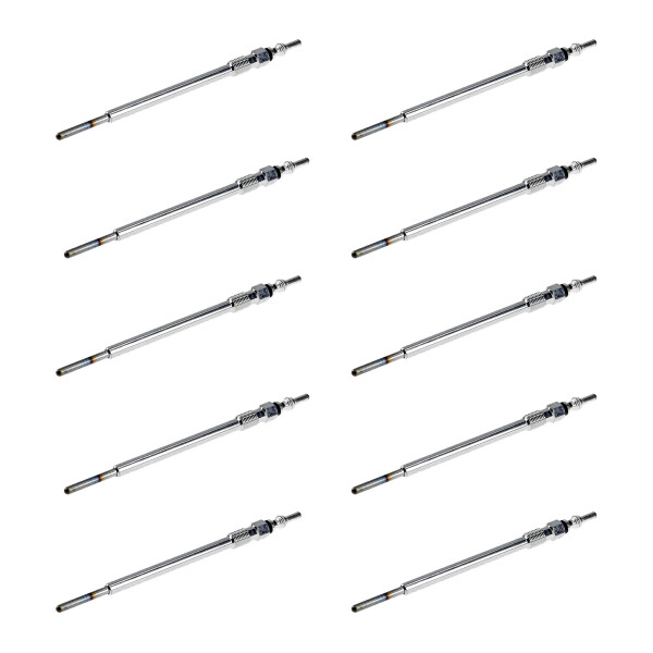 10 Glow Plugs Metal Glow Plugs 11 V NGK IAM-Expertise for e.g. ALFA ROMEO 156