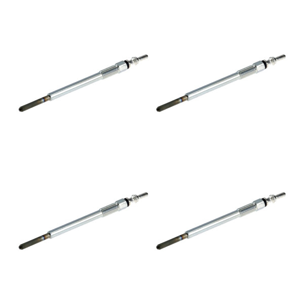 4 Glow Plugs Metal Glow Plugs 11 V NGK D-Power for e.g. PEUGEOT PARTNER