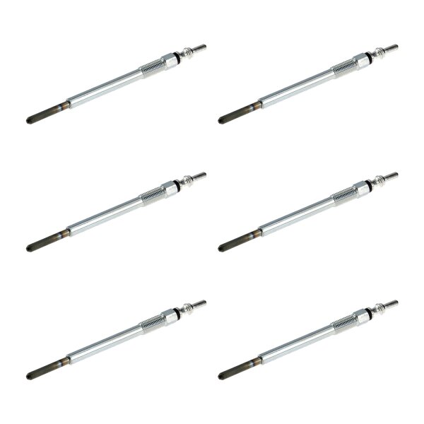 6 Glow Plugs Metal Glow Plugs 11 V NGK D-Power for e.g. PEUGEOT PARTNER