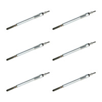 6 Glow Plugs Metal Glow Plugs 11 V NGK D-Power for e.g....