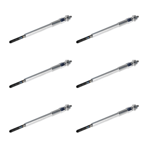 6 Glühkerzen Metall-Glühkerze 11 V NGK D-Power für u.a. CITROËN C3