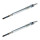 2 Glow Plugs Metal Glow Plugs 4.4 V NGK D-Power suitable for e.g. AUDI A3
