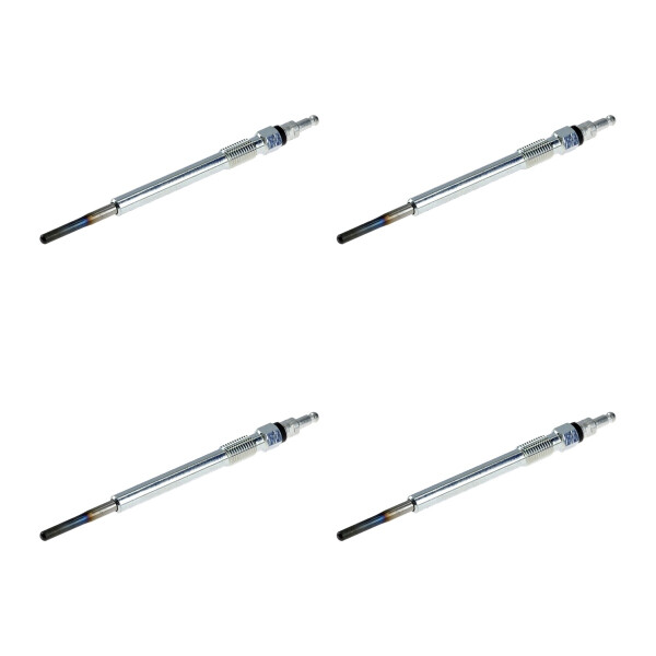 4 Glühkerzen Metall-Glühkerze 4,4 V NGK D-Power passend für u.a. AUDI A3