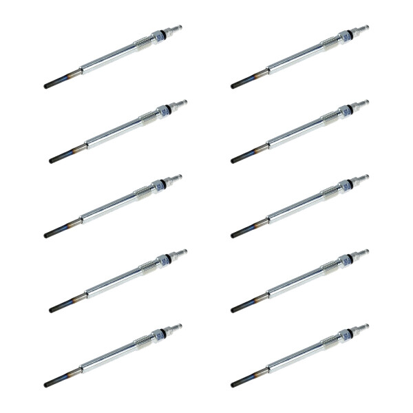 10 Glow Plugs Metal Glow Plugs 4.4 V NGK D-Power suitable for e.g. AUDI A3