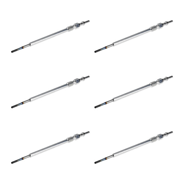 6 Glow Plugs Metal Glow Plugs 4.4 V NGK D-Power for e.g. ALFA ROMEO GIULIETTA