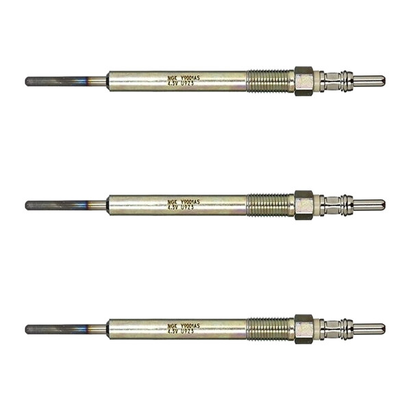 3 Glühkerzen Metall-Glühkerze 4,3 V NGK D-Power für u.a. FIAT PUNTO EVO