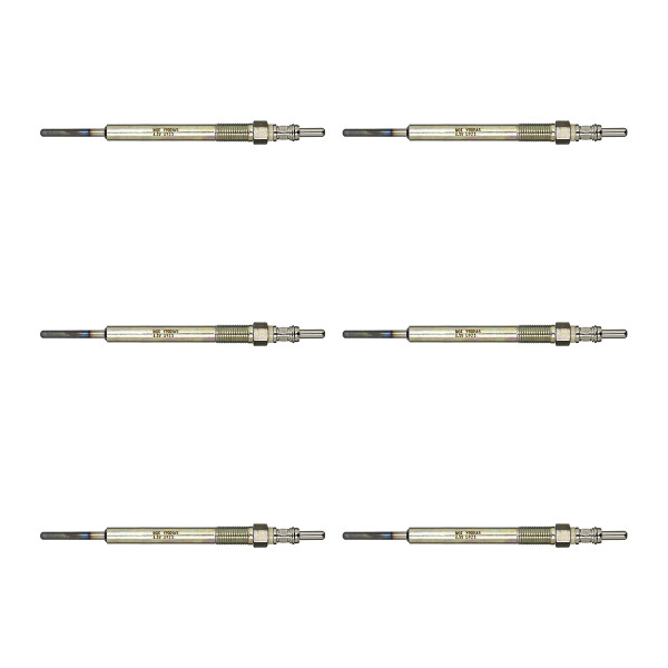 6 Glow Plugs Metal Glow Plugs 4.3 V NGK D-Power for FIAT PUNTO EVO and others