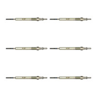 6 Glow Plugs Metal Glow Plugs 4.3 V NGK D-Power for FIAT...