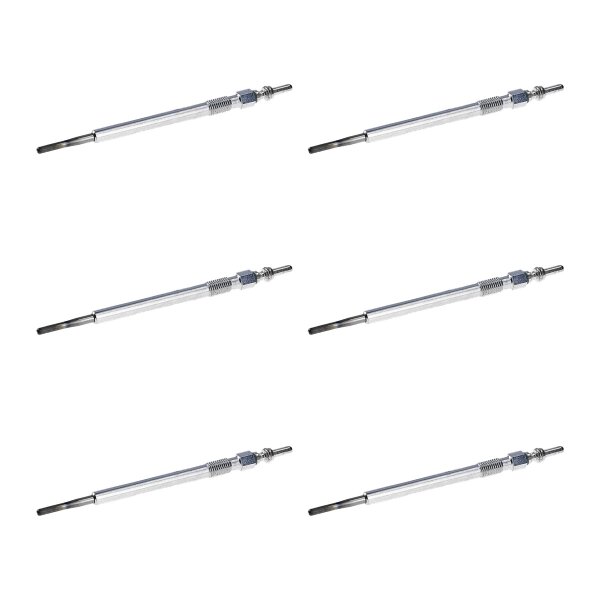 6 Glow Plugs Metal Glow Plugs 4.4 V NGK Aftermarket Expertise for HYUNDAI IX55