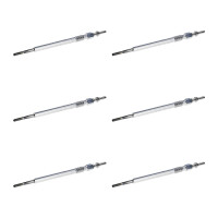 6 Glow Plugs Metal Glow Plugs 4.4 V NGK Aftermarket...