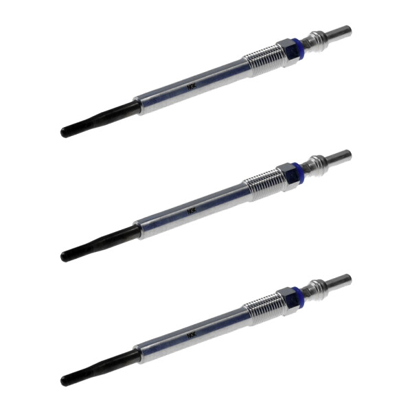 3 Glow Plugs re-glowable 5 V NGK suitable for CITROËN JUMPER and others