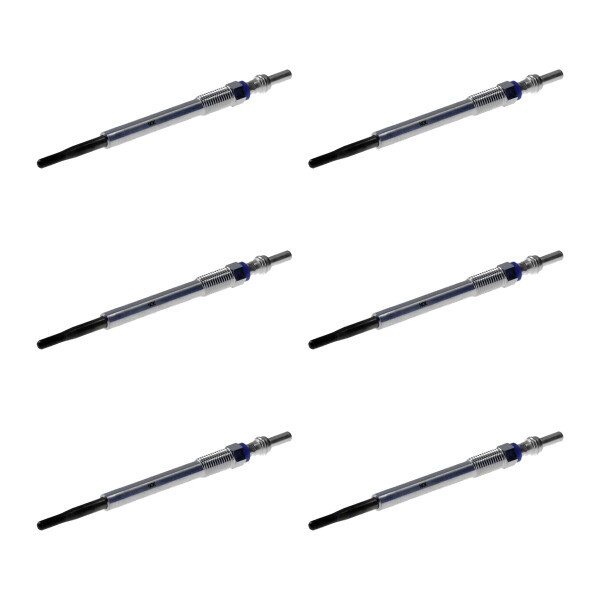 6 Glühkerzen nachglühfähig 5 V NGK Aftermarket-Expertise für u.a. CITROËN JUMPER